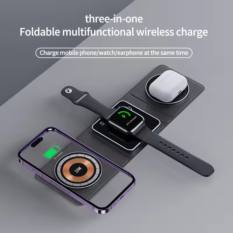 Minimalist Foldable 3-in-1 Charger